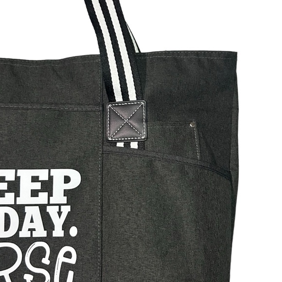 Nurse Tote Bag Work Bag Pockets Shoulder Straps Large Compartments - Picture 6 of 8